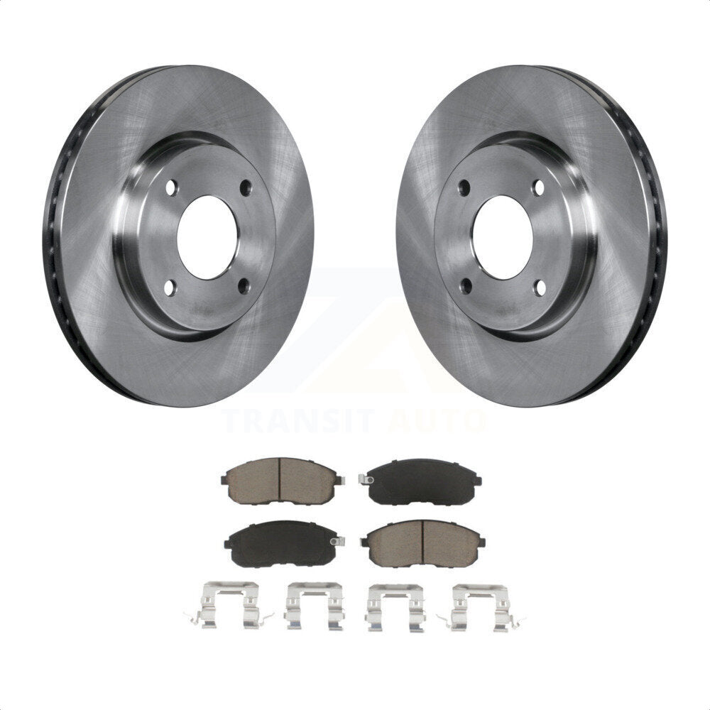 [Avant] Kit de Disque et plaquette (céramique) de frein pour Nissan Sentra Versa Cube K8C-100231 par Transit Auto