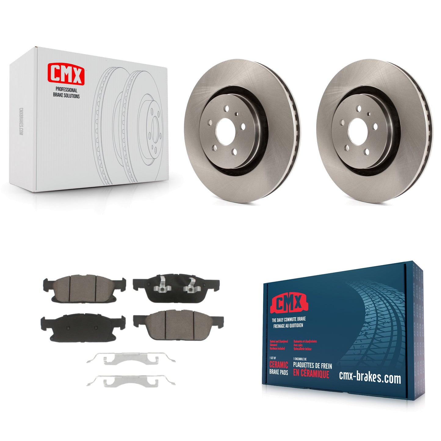 [Avant] Kit de Disque et plaquette (céramique) de frein pour Ford Edge Lincoln MKX Nautilus K8C-100245