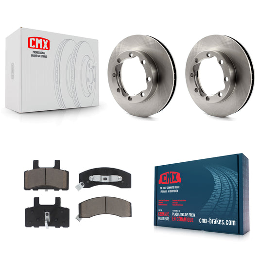 [Avant] Kit de Disque et plaquette (céramique) de frein pour Chevrolet K2500 Dodge Ram 2500 K1500 Suburban Tahoe GMC K3500 K8C-100251