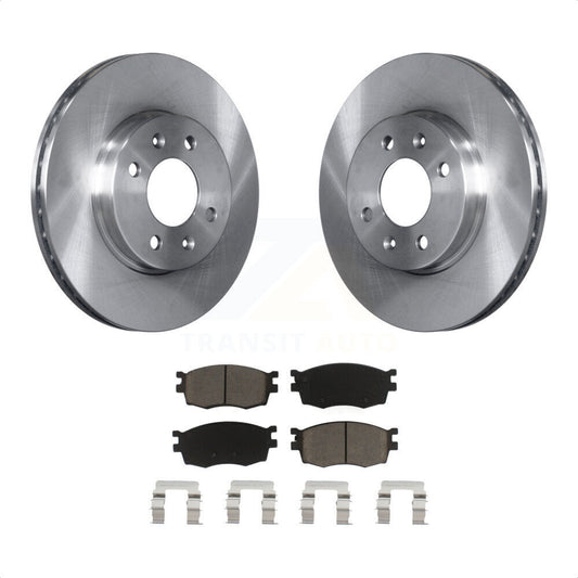 [Avant] Kit de Disque et plaquette (céramique) de frein pour Hyundai Accent Kia Rio Rio5 K8C-100257 par Transit Auto