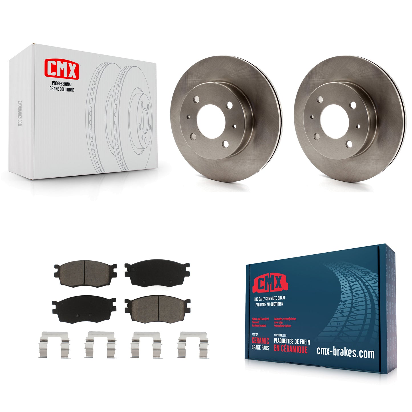 [Avant] Kit de Disque et plaquette (céramique) de frein pour 2006 Hyundai Accent Hatchback K8C-100258