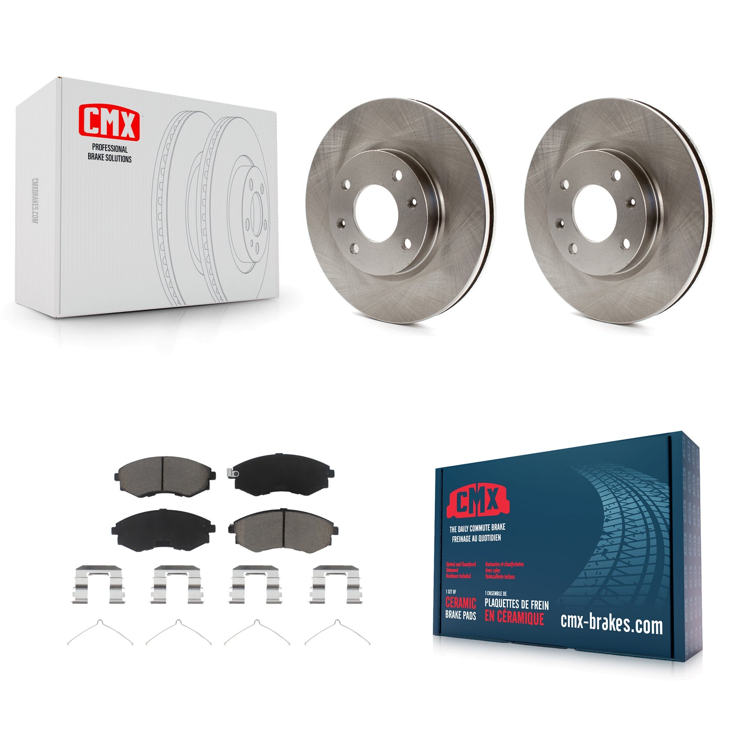 [Avant] Kit de Disque et plaquette (céramique) de frein pour Hyundai Sonata Kia Optima Magentis K8C-100261