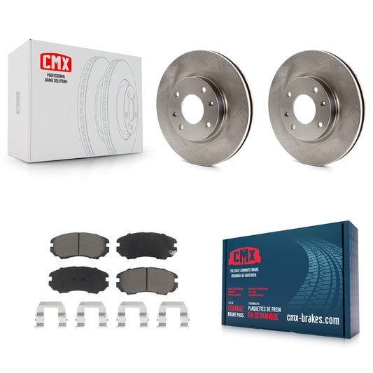 [Avant] Kit de Disque et plaquette (céramique) de frein pour Hyundai Sonata Kia Optima Magentis K8C-100262
