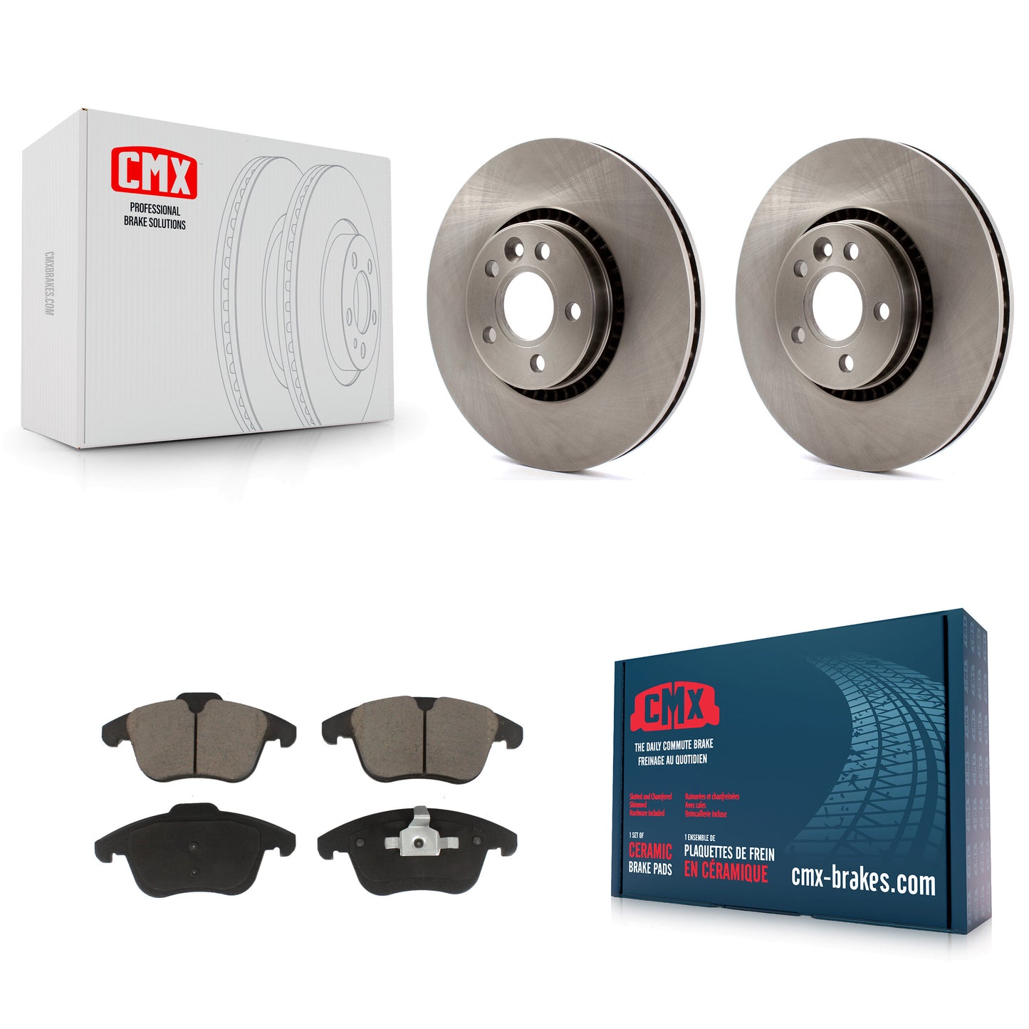 [Avant] Kit de Disque et plaquette (céramique) de frein pour 2008-2015 Land Rover LR2 K8C-100270