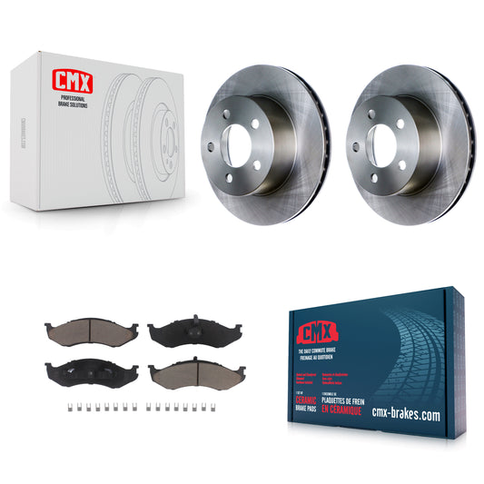 [Avant] Kit de Disque et plaquette (céramique) de frein pour Jeep Wrangler Cherokee Grand Comanche Wagoneer TJ K8C-100283