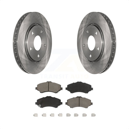 [Avant] Kit de Disque et plaquette (céramique) de frein pour Dodge Grand Caravan Chrysler Town & Country Journey Volkswagen Routan Ram C/V K8C-100284 par Transit Auto