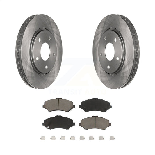 [Avant] Kit de Disque et plaquette (céramique) de frein pour Dodge Grand Caravan Chrysler Town & Country Journey Volkswagen Routan Ram C/V K8C-100284 par Transit Auto