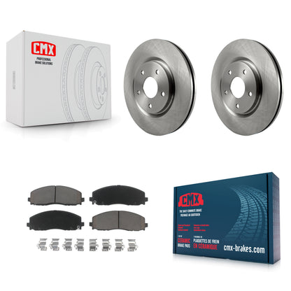 [Avant] Kit de Disque et plaquette (céramique) de frein pour Dodge Grand Caravan Chrysler Journey Town & Country Pacifica Ram C/V Volkswagen Routan Voyager K8C-100285