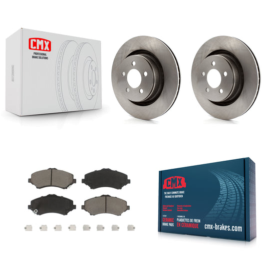 [Avant] Kit de Disque et plaquette (céramique) de frein pour Jeep Liberty Dodge Nitro avec 332mm Diameter Rotor K8C-100286