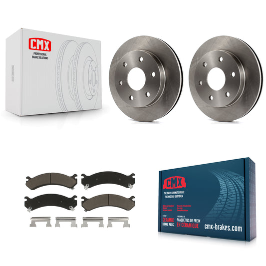 [Avant] Kit de Disque et plaquette (céramique) de frein pour 2006 Chevrolet Express 2500 GMC Savana K8C-100291