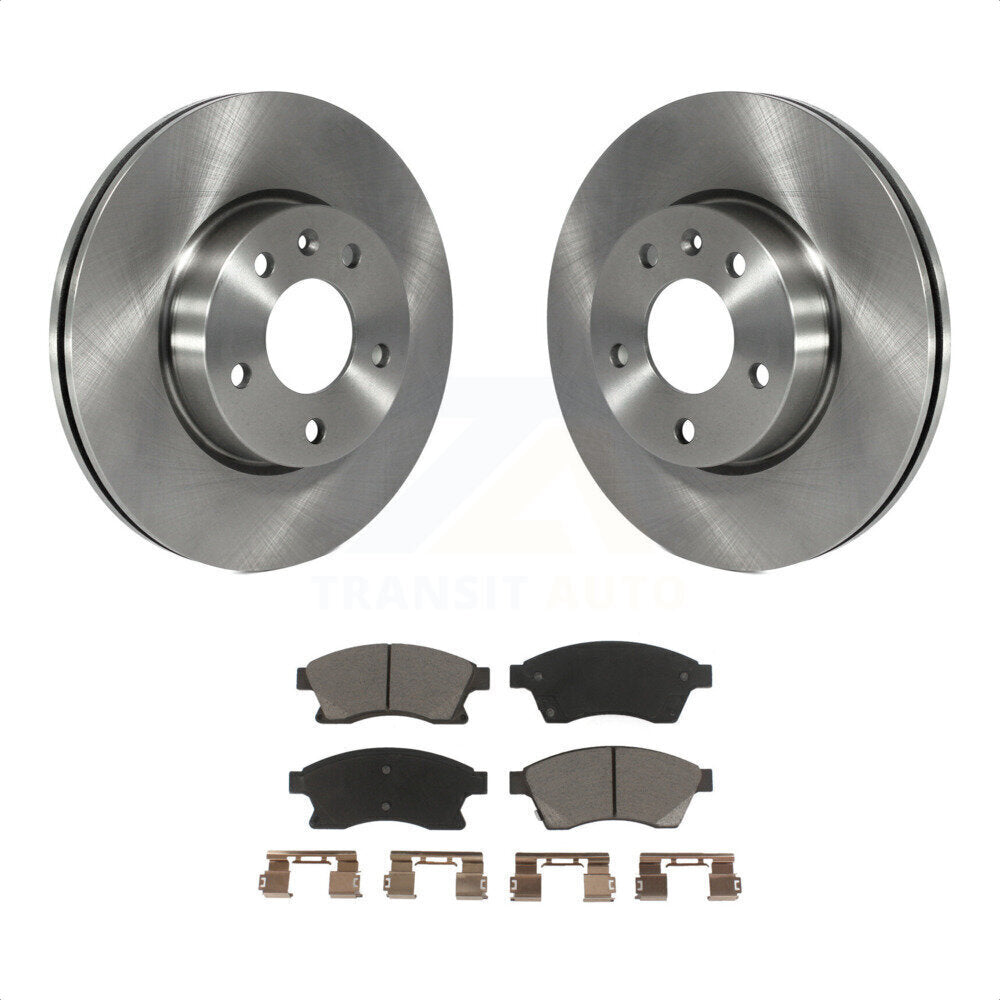 [Avant] Kit de Disque et plaquette (céramique) de frein pour Cadillac ATS K8C-100296 par Transit Auto