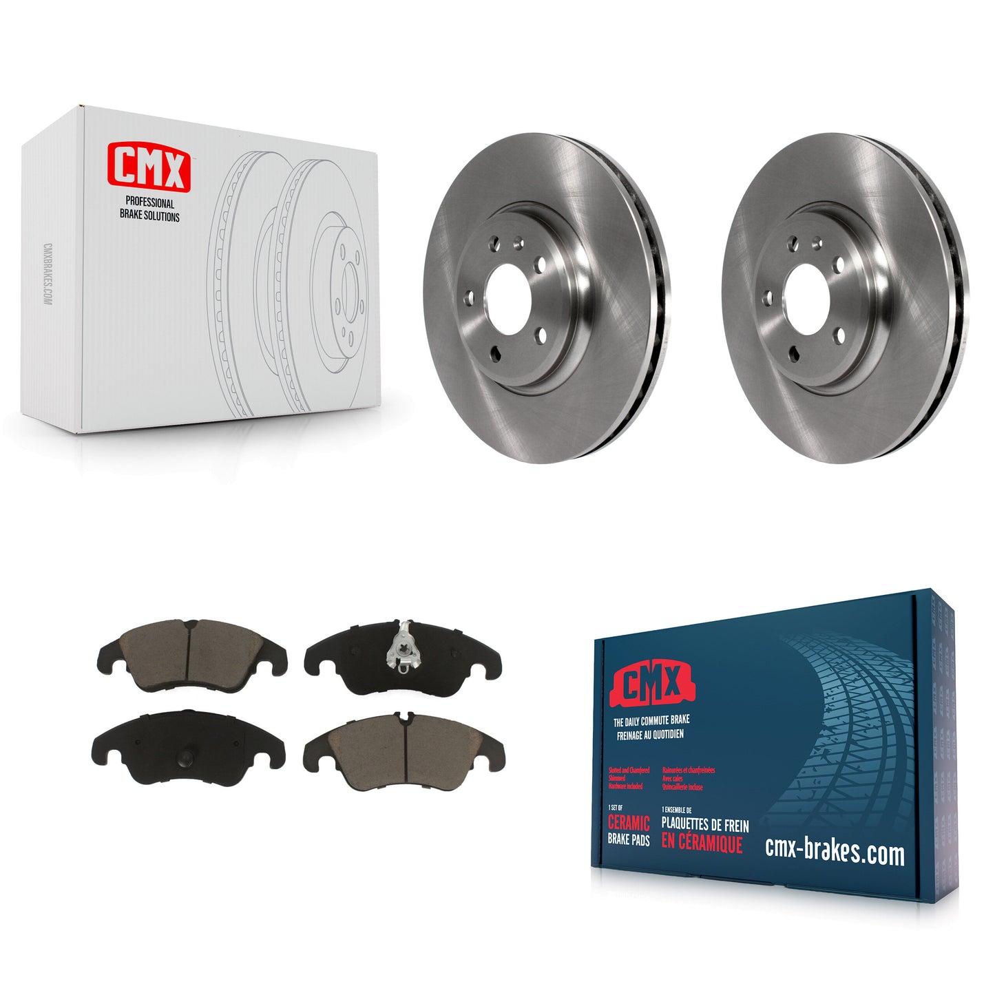 [Avant] Kit de Disque et plaquette (céramique) de frein pour Audi A4 Quattro Q5 A5 allroad K8C-100303