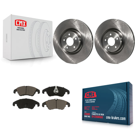 [Avant] Kit de Disque et plaquette (céramique) de frein pour 2014 Audi A6 avec 356mm Diameter Rotor K8C-100305