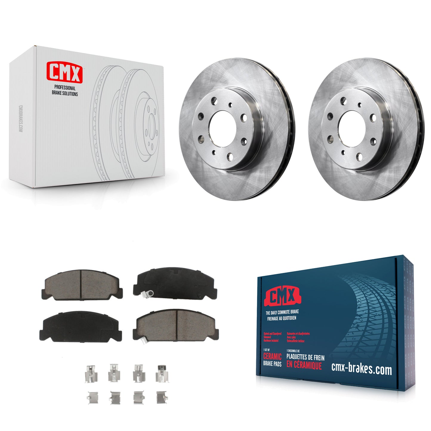[Avant] Kit de Disque et plaquette (céramique) de frein pour Honda Civic del Sol CRX K8C-100308