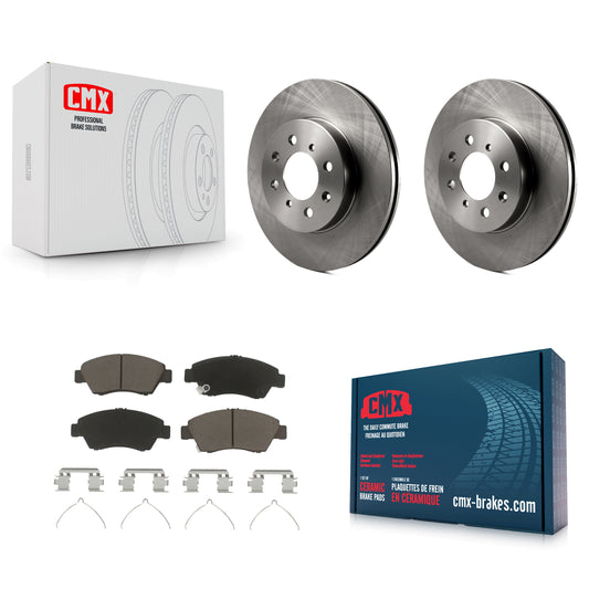 [Avant] Kit de Disque et plaquette (céramique) de frein pour Honda Civic Fit del Sol K8C-100309