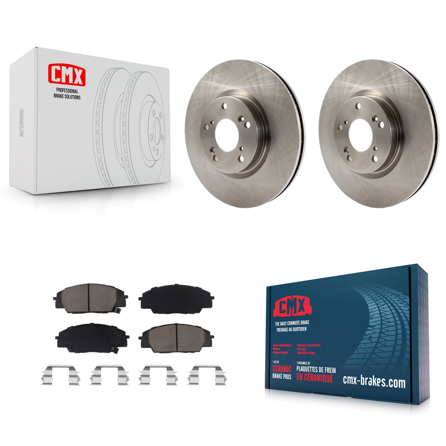 [Avant] Kit de Disque et plaquette (céramique) de frein pour Honda Civic Acura RSX CSX K8C-100312