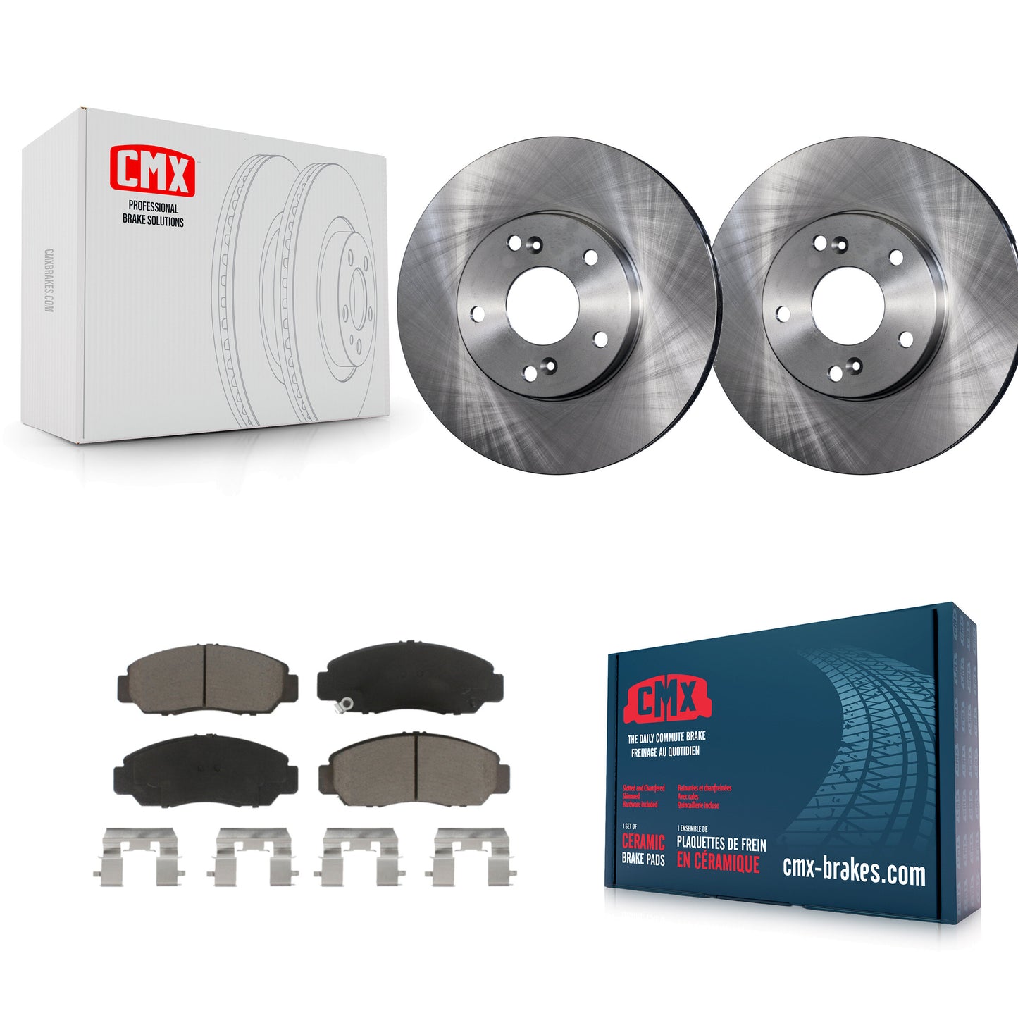 [Avant] Kit de Disque et plaquette (céramique) de frein pour Honda Accord Civic Acura CSX K8C-100313