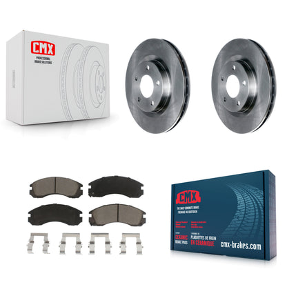 [Avant] Kit de Disque et plaquette (céramique) de frein pour 2017 Mitsubishi Lancer avec 294mm Diameter Rotor K8C-100328