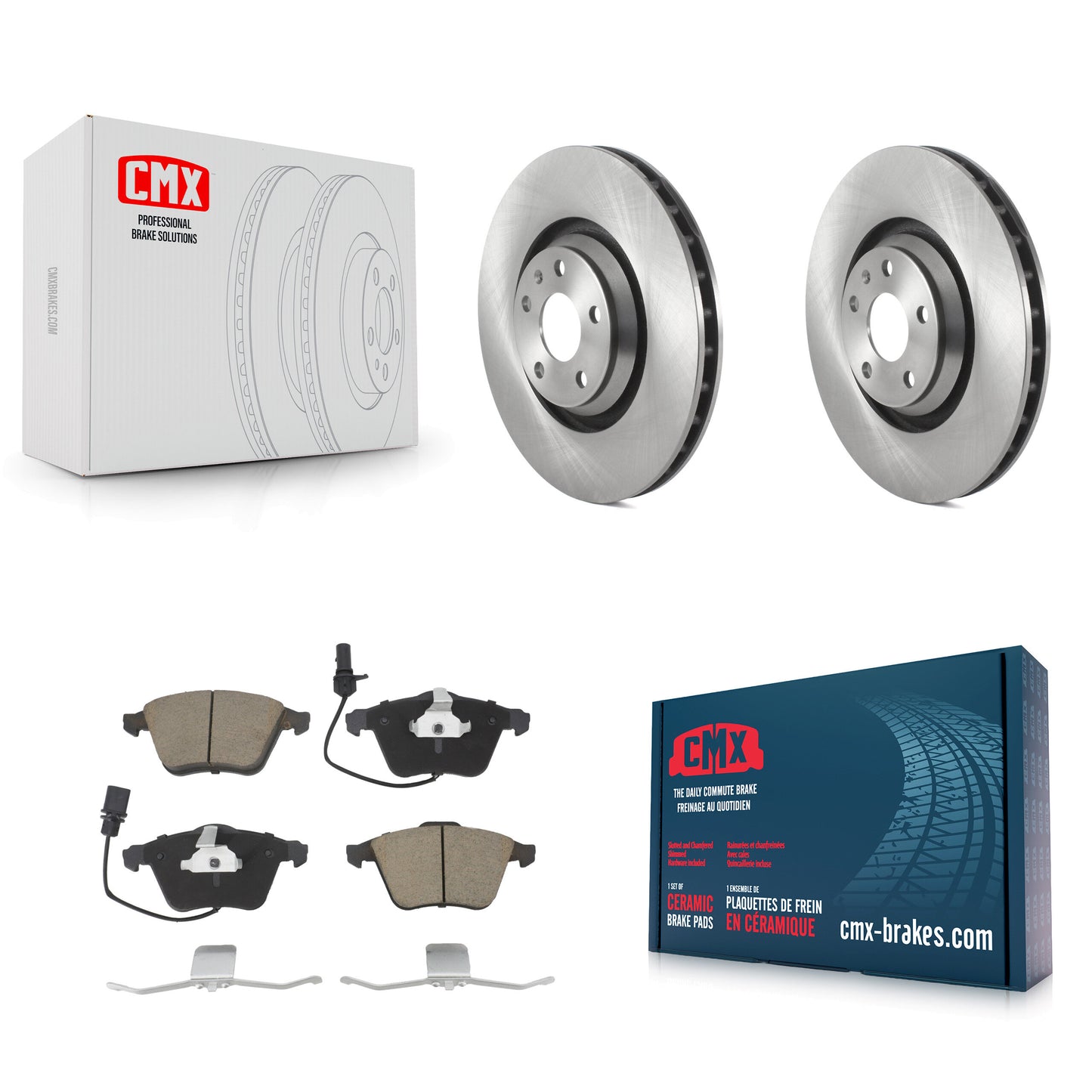 [Avant] Kit de Disque et plaquette (céramique) de frein pour Audi TT Quattro TTS K8C-100342