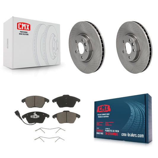 [Avant] Kit de Disque et plaquette (céramique) de frein pour Volkswagen CC avec 340mm Diameter Rotor K8C-100347