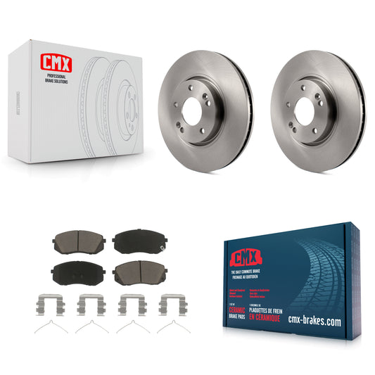 [Avant] Kit de Disque et plaquette (céramique) de frein pour 2016 Hyundai Sonata FULL HYBRID EV-GAS (FHEV) engine K8C-100354