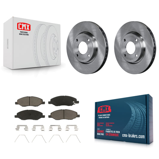 [Avant] Kit de Disque et plaquette (céramique) de frein pour 2008 Nissan Versa 4-Wheel ABS K8C-100357