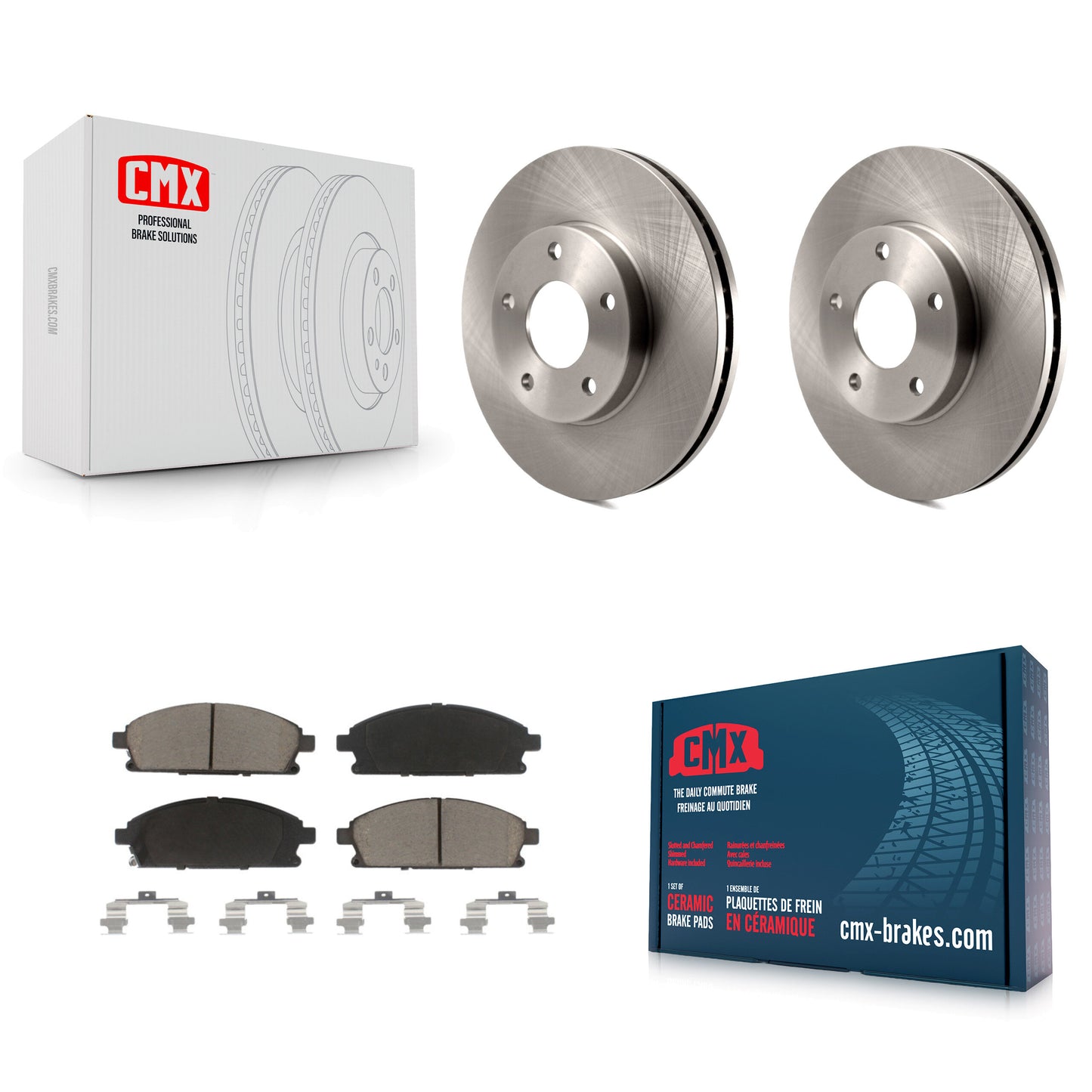 [Avant] Kit de Disque et plaquette (céramique) de frein pour 2004-2006 Nissan X-Trail K8C-100366