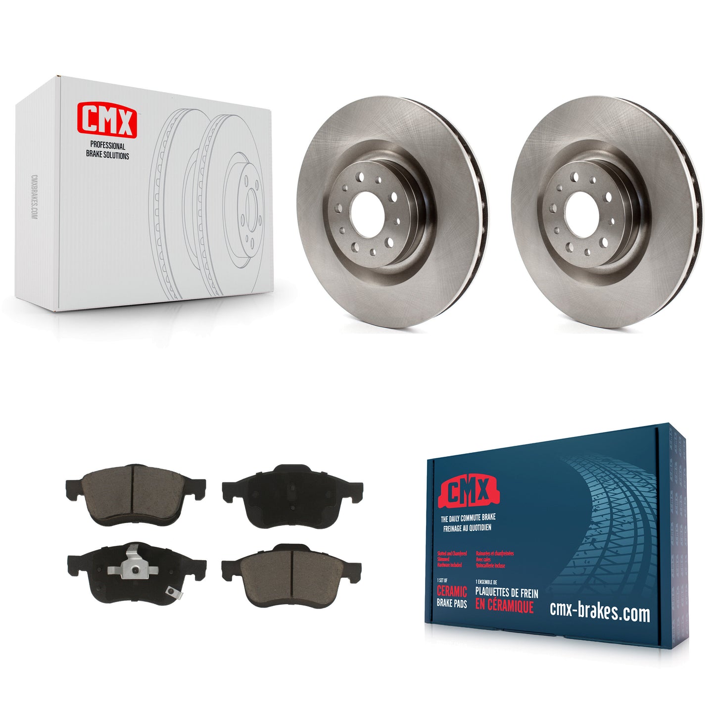 [Avant] Kit de Disque et plaquette (céramique) de frein pour 2014-2020 Fiat 500L K8C-100391