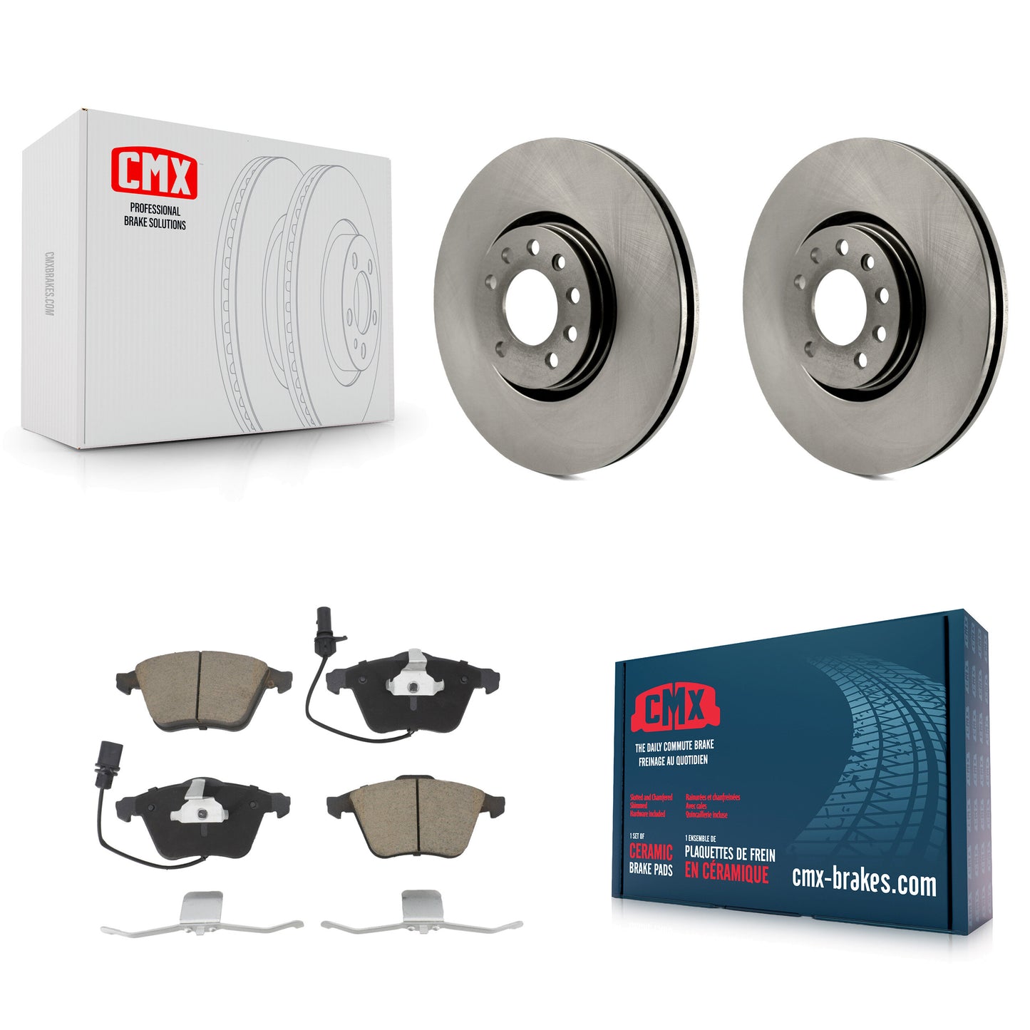 [Avant] Kit de Disque et plaquette (céramique) de frein pour 2010-2011 Saab 9-3X avec 314mm Diameter Rotor K8C-100394