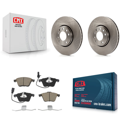 [Avant] Kit de Disque et plaquette (céramique) de frein pour 2010 Saab 9-3X avec 302mm Diameter Rotor K8C-100395