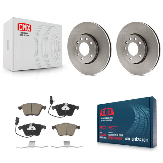 [Avant] Kit de Disque et plaquette (céramique) de frein pour 2010 Saab 9-3X avec 285mm Diameter Rotor K8C-100396