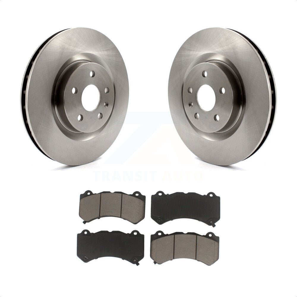 [Avant] Kit de Disque et plaquette (céramique) de frein pour 2014 Chevrolet Camaro ZL1 K8C-100419 par Transit Auto