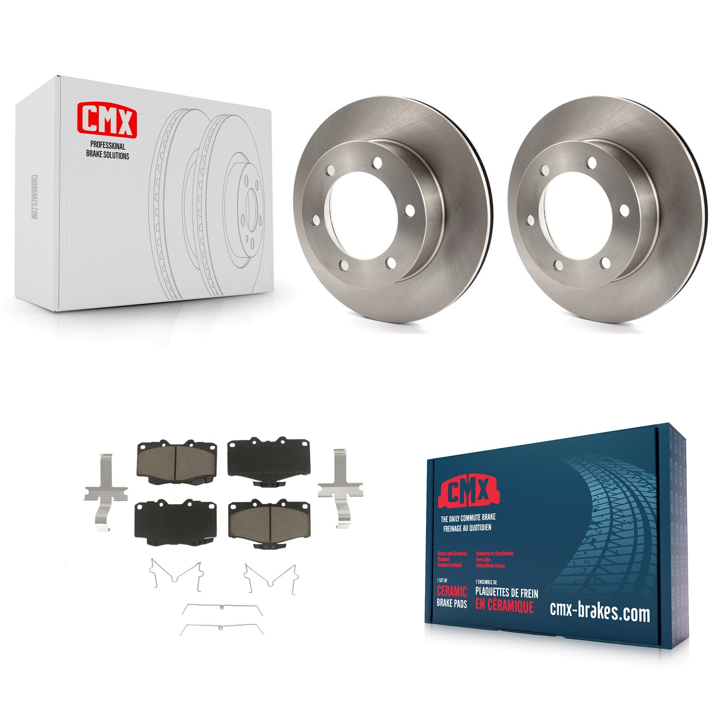 [Avant] Kit de Disque et plaquette (céramique) de frein pour Toyota 4Runner Tacoma K8C-100423