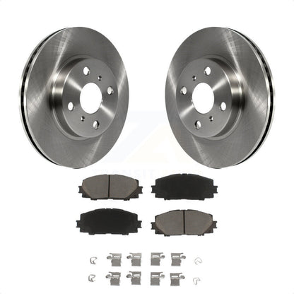 [Avant] Kit de Disque et plaquette (céramique) de frein pour Toyota Yaris Prius C Scion iQ K8C-100425 par Transit Auto