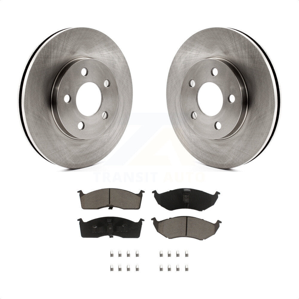 [Avant] Kit de Disque et plaquette (céramique) de frein pour Neon Dodge Plymouth Chrysler SX 2.0 K8C-100430 par Transit Auto