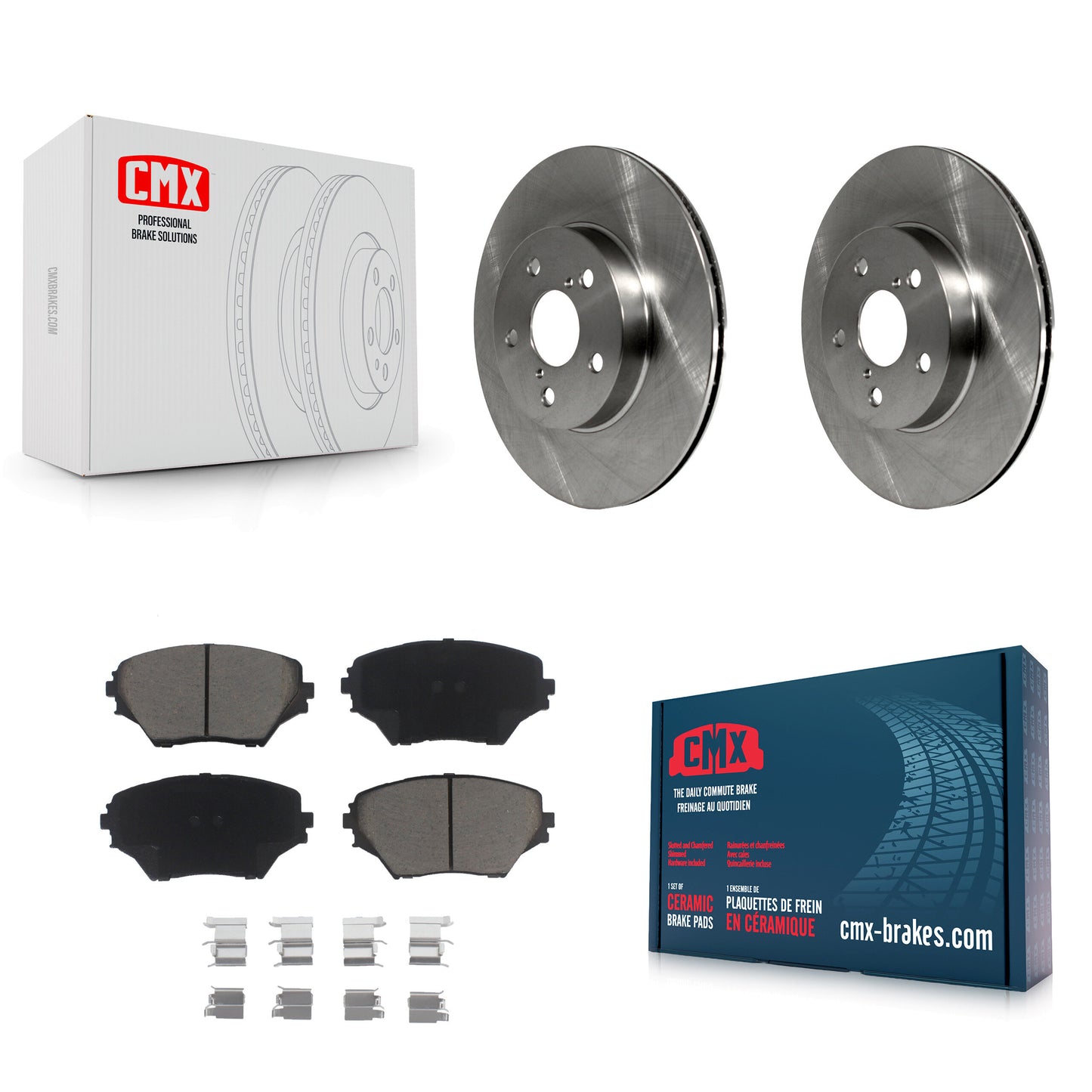 [Avant] Kit de Disque et plaquette (céramique) de frein pour 2001-2003 Toyota RAV4 BATTERY EV (EV BEV) engine K8C-100433