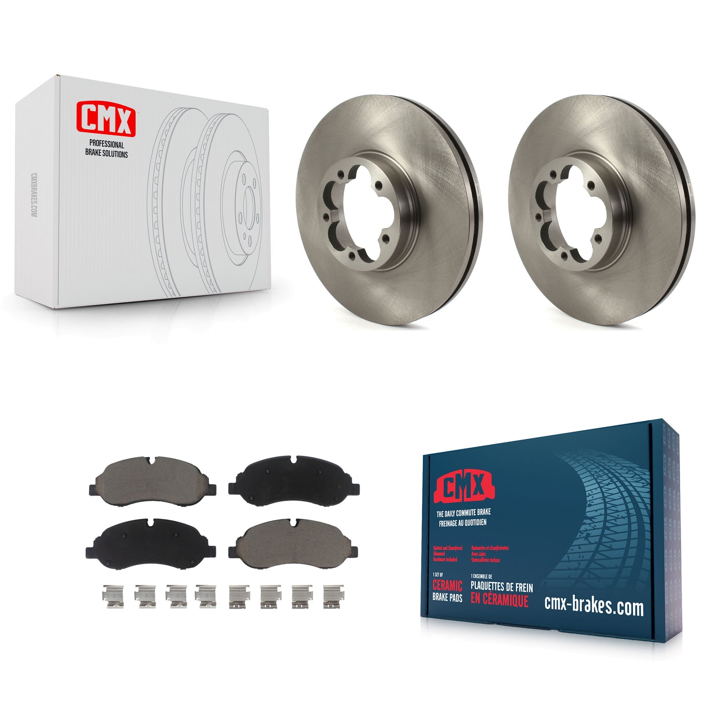 [Avant] Kit de Disque et plaquette (céramique) de frein pour Ford Transit-350 HD K8C-100447