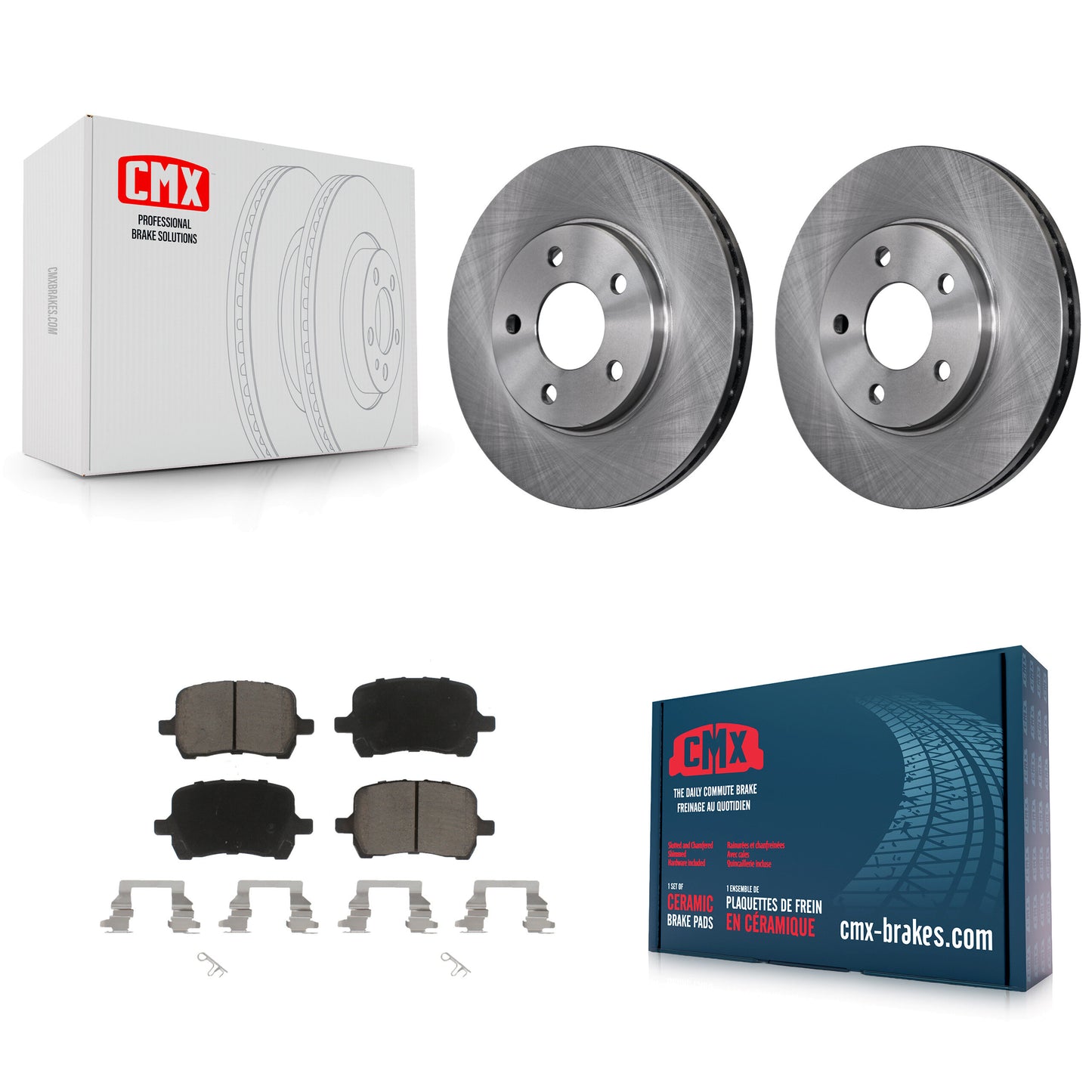 [Avant] Kit de Disque et plaquette (céramique) de frein pour Chevrolet Malibu Pontiac G6 K8C-100451