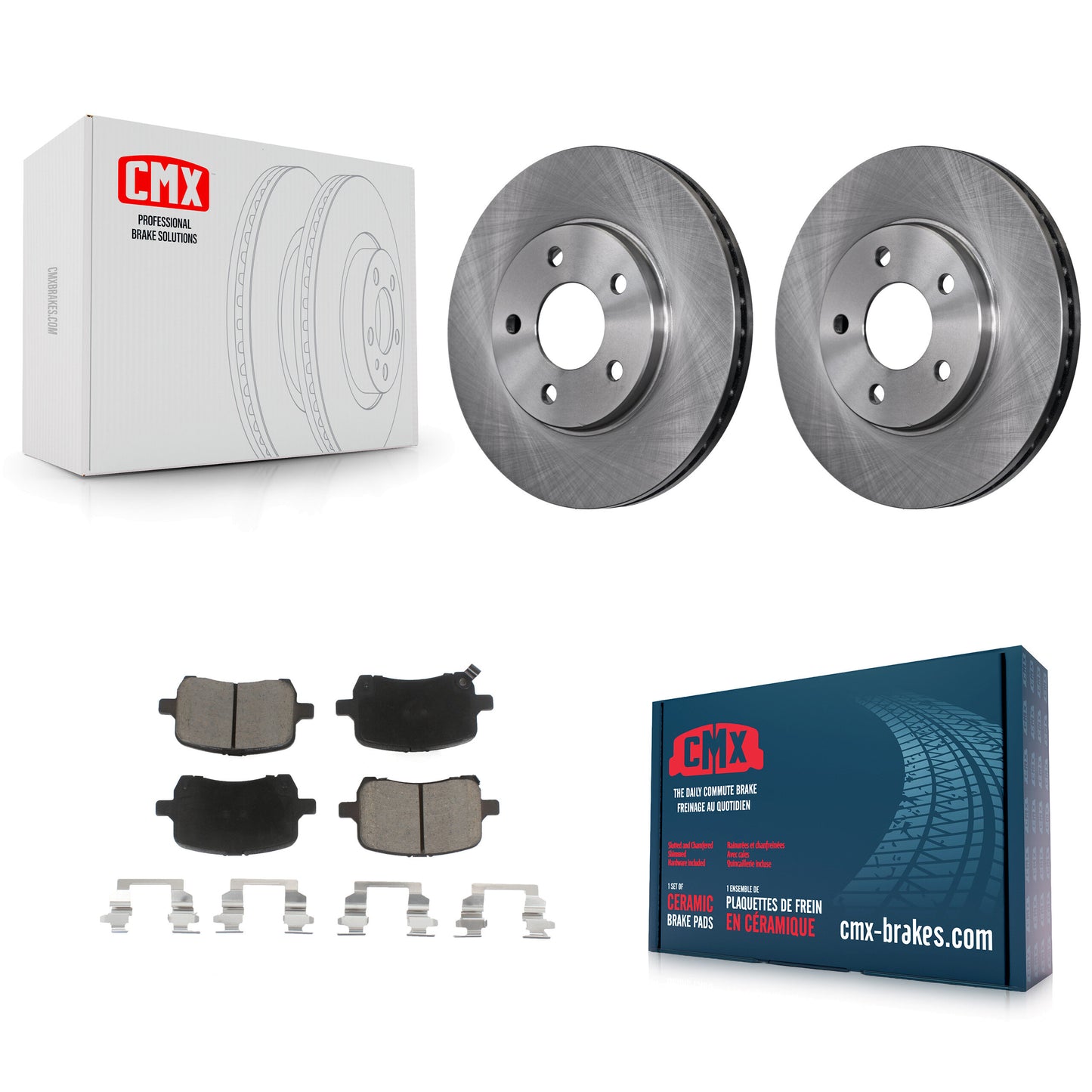 [Avant] Kit de Disque et plaquette (céramique) de frein pour Chevrolet Malibu K8C-100454