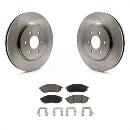 [Avant] Kit de Disque et plaquette (céramique) de frein pour 2008-2012 Nissan Pathfinder 5.6L K8C-100463 par Transit Auto