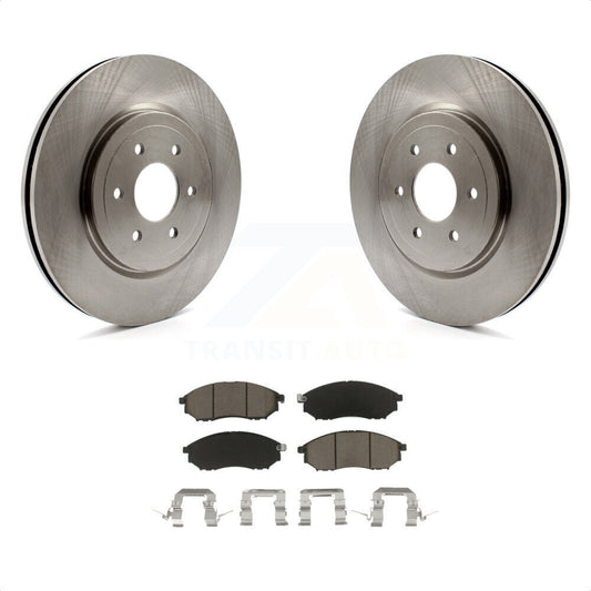 [Avant] Kit de Disque et plaquette (céramique) de frein pour 2008-2012 Nissan Pathfinder 5.6L K8C-100463 par Transit Auto