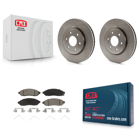 [Avant] Kit de Disque et plaquette (céramique) de frein pour Nissan Frontier Pathfinder Xterra Suzuki Equator K8C-100464