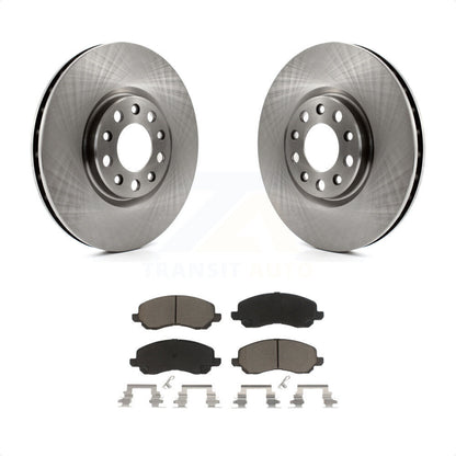 [Avant] Kit de Disque et plaquette (céramique) de frein pour 2017 Jeep Compass avec 305mm Diameter Rotor K8C-100474 par Transit Auto