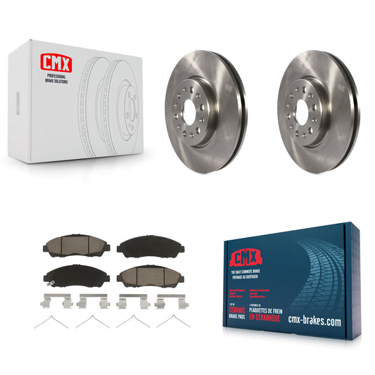 [Avant] Kit de Disque et plaquette (céramique) de frein pour Chevrolet Traverse GMC Acadia Buick Enclave Blazer K8C-100487