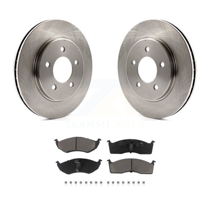[Avant] Kit de Disque et plaquette (céramique) de frein pour Dodge Grand Caravan Chrysler Plymouth Town & Country Voyager Prowler K8C-100490 par Transit Auto