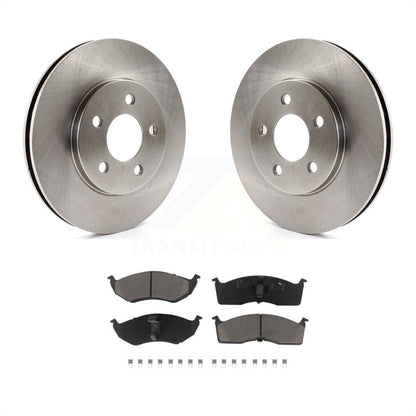 [Avant] Kit de Disque et plaquette (céramique) de frein pour Dodge Grand Caravan Chrysler Town & Country Plymouth Voyager K8C-100491 par Transit Auto
