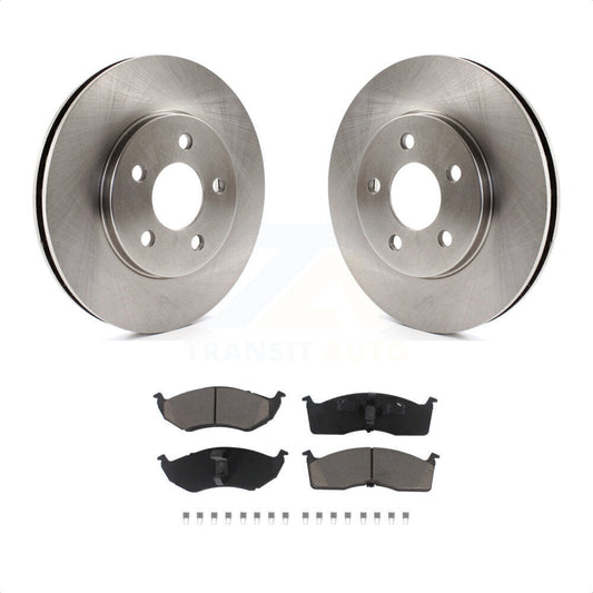 [Avant] Kit de Disque et plaquette (céramique) de frein pour Dodge Grand Caravan Chrysler Town & Country Plymouth Voyager K8C-100491 par Transit Auto