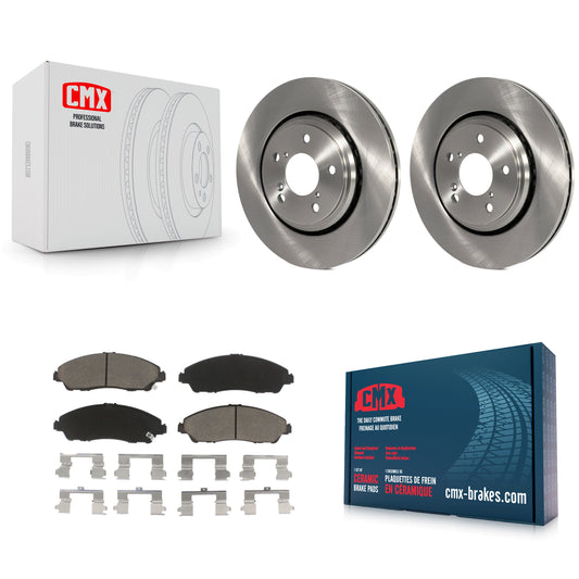 [Avant] Kit de Disque et plaquette (céramique) de frein pour Honda Pilot Acura MDX Ridgeline K8C-100496