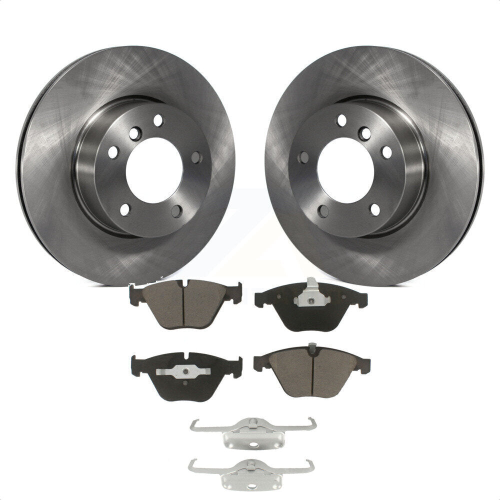 [Avant] Kit de Disque et plaquette (céramique) de frein pour 2007 BMW 323i avec 312mm Diameter Rotor K8C-100505 par Transit Auto