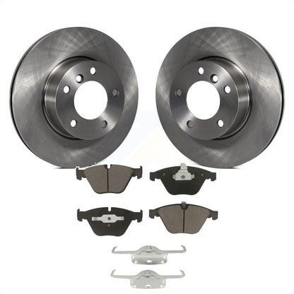 [Avant] Kit de Disque et plaquette (céramique) de frein pour 2007 BMW 323i avec 312mm Diameter Rotor K8C-100505 par Transit Auto